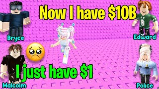 💎 TEXT TO SPEECH 💸 1 Dollar And The Fate Of 2 People | Poor To Rich! 🍀 Roblox Story #664