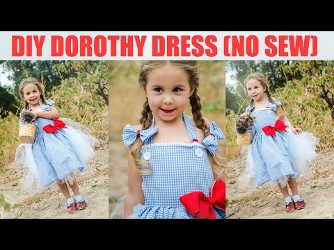 DIY No Sew Dorothy Dress - Wizard of Oz DIY No Sew Dorothy Dress - Wizard of Oz