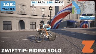 Swift Zwift Tip: Riding Solo in Zwift