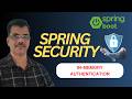 Spring Security Tutorial for Beginners | In-Memory Authentication