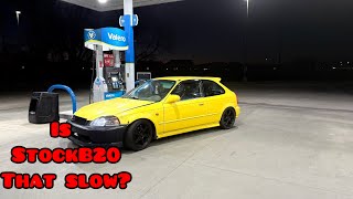 POV: DOING 0-60 PULL IN B20 SWAPPED CIVIC