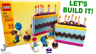 LEGO 2023 Birthday Cake 40641 Complete Build