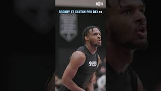 Bronny showed out at Klutch Sports Pro Day 🔥