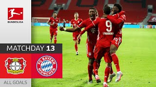 90+3! Lewandowski saves Bayern | Leverkusen - FC Bayern | 1-2 | All Goals | Matchday 13 – Bundesliga