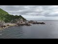 【神津島⑥】4k drone footage 赤崎遊歩道　last flight in kouzushima.