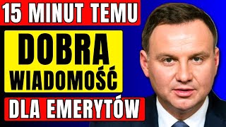 🔴 15 MINUT TEMU! EMERYCI SKACZĄ Z RADOŚCI! NOWA RENTA WDOWIA POTWIERDZONA! ZUS OGŁASZA NOWE ZASADY