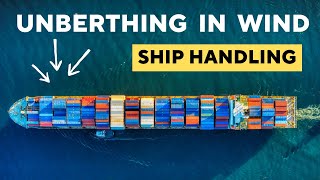 UnBerthing with wind | Ship handling | Merchant Navy #berthing #ships #ship #merchantnavy