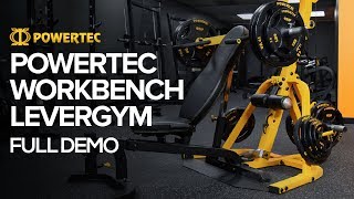Powertec Workbench Levergym | Full Demo - FREE EXERCISE CHART DOWNLOAD