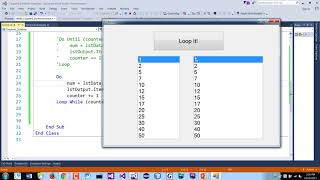 Visual Basic Programming - Do While Loop (Bottom Controlled/Post-test Loop)