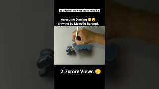 Fruit drawing step by step. Drawing by Marcello barengi.🤭😲#viral #short #video.VV 1c+V July 2022.