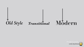 416 The Serif Type Family   Origins and Use