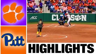 #6 Clemson vs Pittsburgh Highlights [GAME 3] | NCAA Softball Highlights | 2023 College Softball