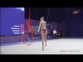 Salos Anastasiia (BLR) ribbon- 31,6 - Grand Prix Uzbekistan