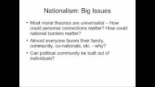 Nationalism vs. Cosmopolitanism (Part 1)