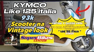 Kymco Like 125 italia | Vintage look na pwedeng pang-daily |@newbiemotovlogph