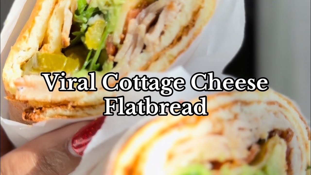 Trying The Viral Cottage Cheese Flatbread 1st Reaction Youtube