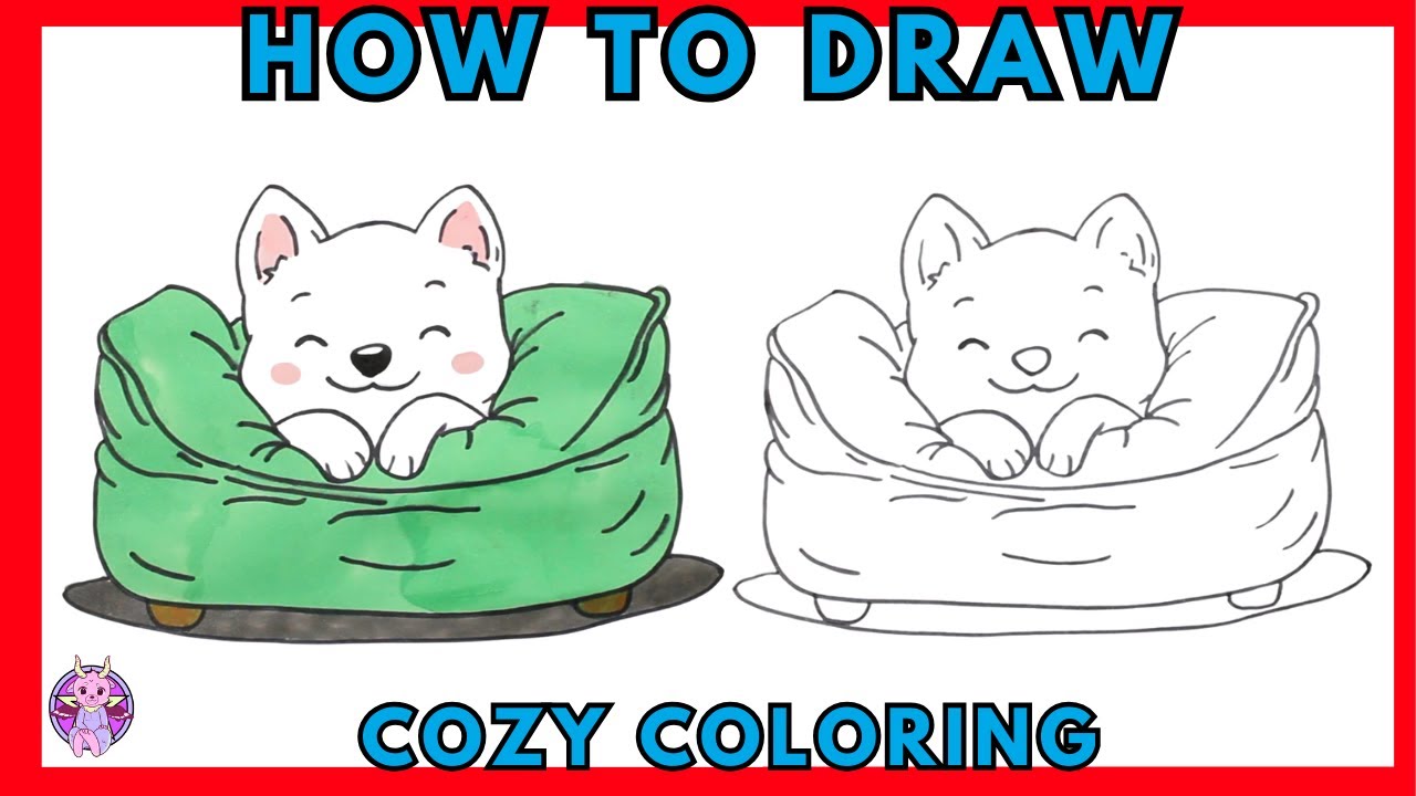 Cozy Coloring Easy Drawing For Beginner Youtube