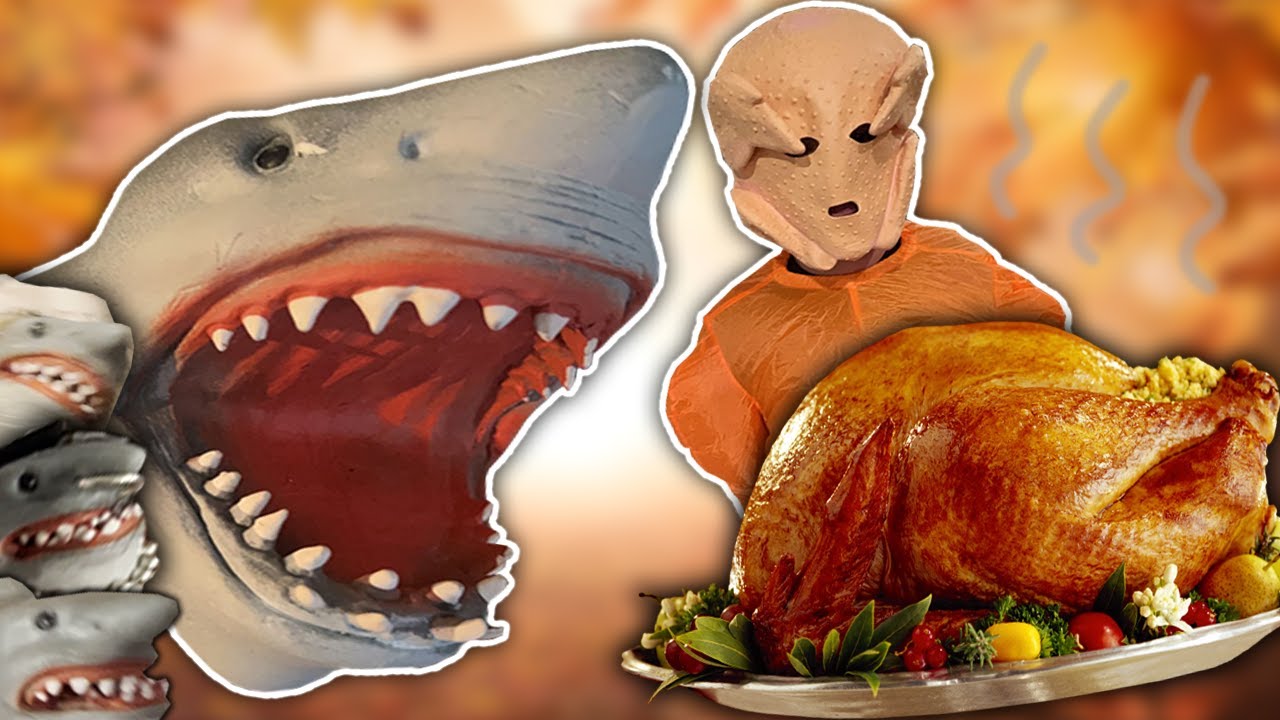 Shark Puppets Turkey Problem Youtube
