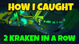 MOST INSANE DOUBLE KRAKEN CATCH IN A ROW! | Roblox Fisch