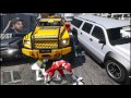 power rangers vs huge alien invasion in los santos gta 5 alien ufo mod