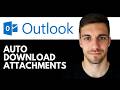 How to Auto Download Save Attachments From Outlook to Folder 2026 (Save Email Attachments)