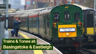 Trains \u0026 Tones at: Basingstoke \u0026 Eastleigh 18/01/2025