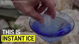 How to freeze water instantly? | چگونه فورا آب را منجمد کنیم؟