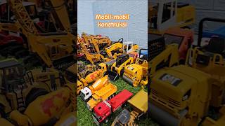 Mobil-mobil konstruksi truk molen, excavator, truck, bulldozer, crane #truck #shorts