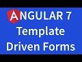 Angular 7 Tutorial | Angular 7 Forms | Template Driven Forms | Forms Validation | TechTechTuts