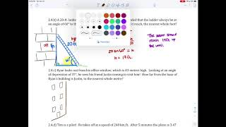 MPC20S: Topic 2.4 - Applying the Trigonometric Ratios