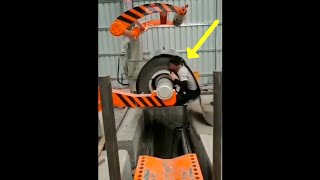 😲 WORKER GETS STUCK IN A STAINLESS STEEL COIL | WORK ACCIDENT CAUGHT ON CAMERA