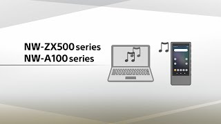 NW-ZX500 series / NW-A100 series  How to transfer the music contents（音楽コンテンツの転送方法）