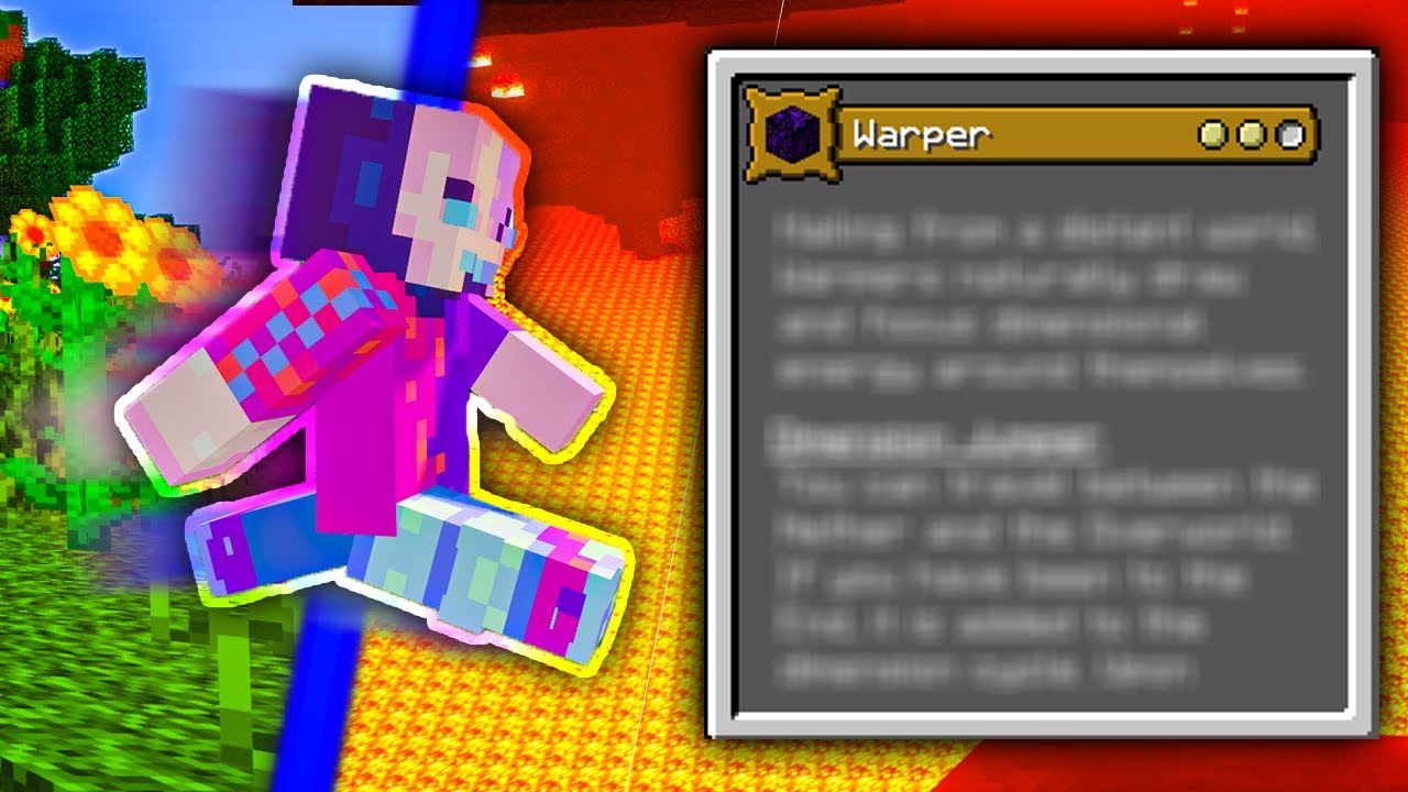 Minecraft Origins Mod Dimension Warper Custom Origin Youtube