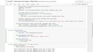 Python - Simulating the Bitcoin Mining Process - Hashcode and Ledgers