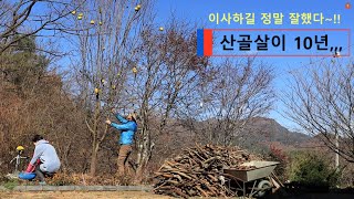 [Sub]  세상 부러울 게 없는 하루~!! / Country life preparing for winter