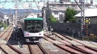 【制限15キロ！そろそろと発車】京阪電車 10000系10006編成 普通宇治行き 中書島駅