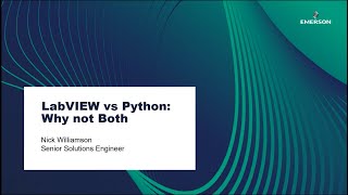 LabVIEW vs Python | Nick Williamson