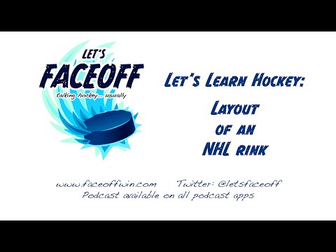What are the lines on a hockey rink?