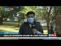 COVID-19 Vaccine | Health Workers stand in long queues