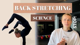 WHAT happens when we stretch our BACKS? Are BACKBENDS BAD for us? FLEXIBILITY SCIENCE EXPLAINED!