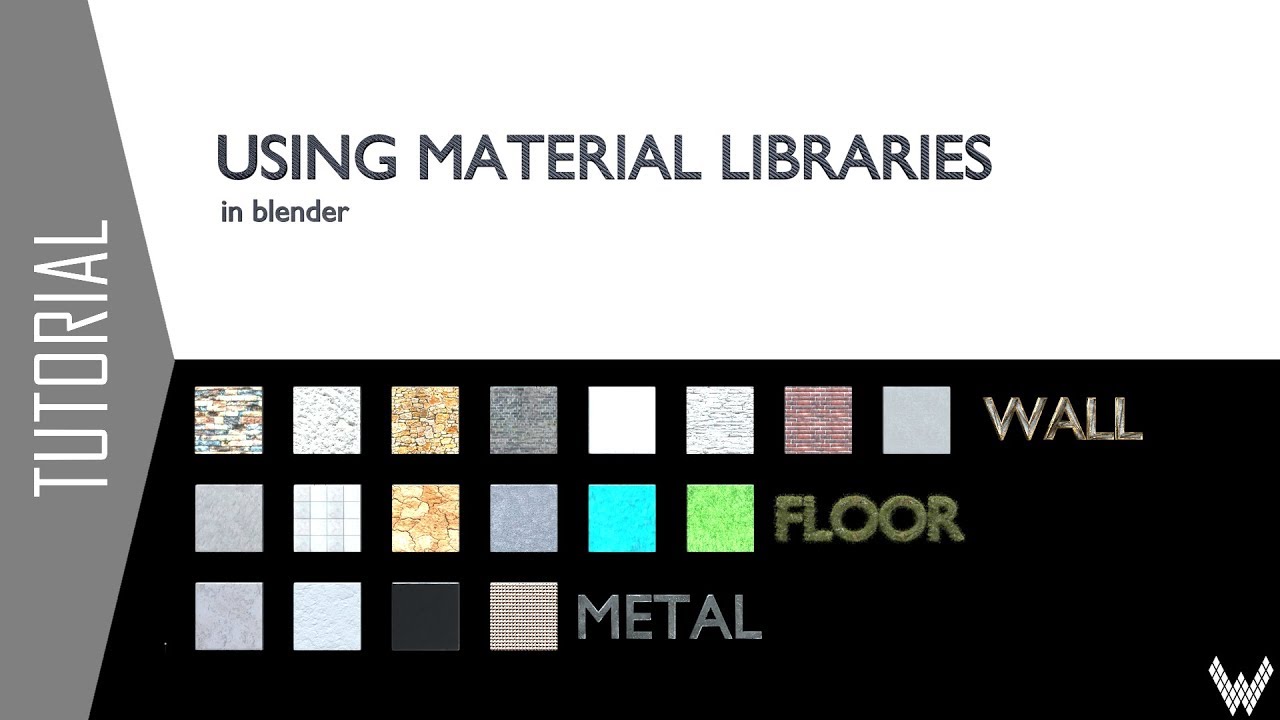 Tutorial - Part 2: Using Material Libraries In Blender - YouTube