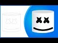 How To Draw Clean Marshmello Professionally