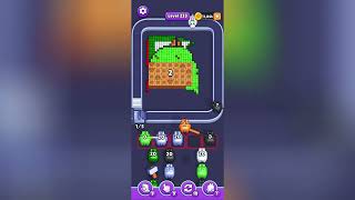 Pixel Flow Level 233 Solution Walkthrough