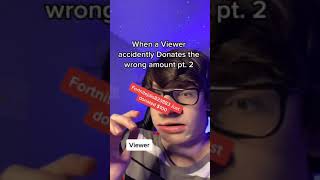 When a Viewer Donates the wrong amount... #shorts #minecraft