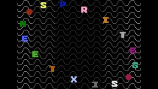 Atari 8-bit 16 hardware sprites