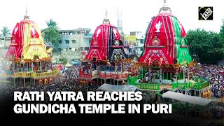 Odisha: Chariots of Lord Jagannath and siblings reach Gundicha temple in Puri