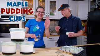 Maple Egg White Pudding Cups Recipe - Glen And Friends Cooking