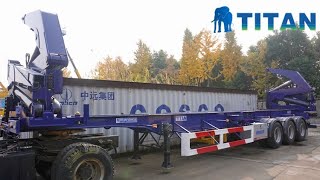 Side Loader Container for Sale | 40FT Container Sidelifter Truck Trailer Factory Show Manufacturer