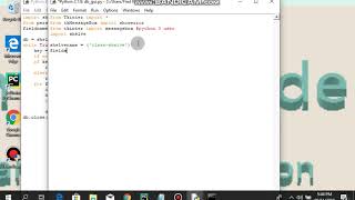 make a simple database application with python Tkinter #6