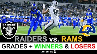 Raiders Grades vs. Rams: Nate Hobbs, Darius Philon, Alex Leatherwood | Las Vegas Winners & Losers